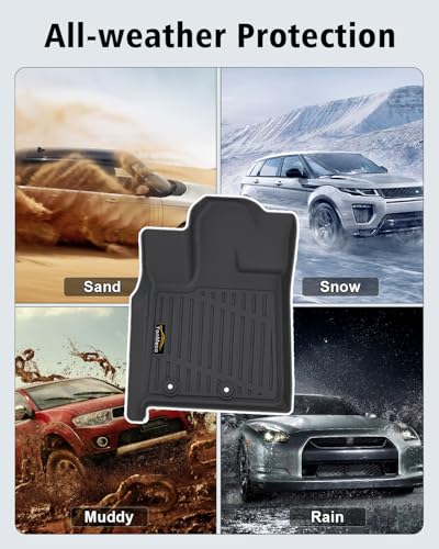 Floor Mats Custom for Nissan Armada 2025-2026 / Infiniti QX80 Fit 8 Seats Trunk Mat with Backrest Mat All Weather TPE Rubber Cargo Liner Full Set Floor Liners for Armada 2025 Accessories - size: For Niaasn Armada 2025-2026 All Mats