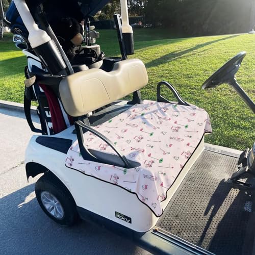 Golf Cart Seat Covers Golf Cart Seat Towel Blanket Group - color: Pink Golf