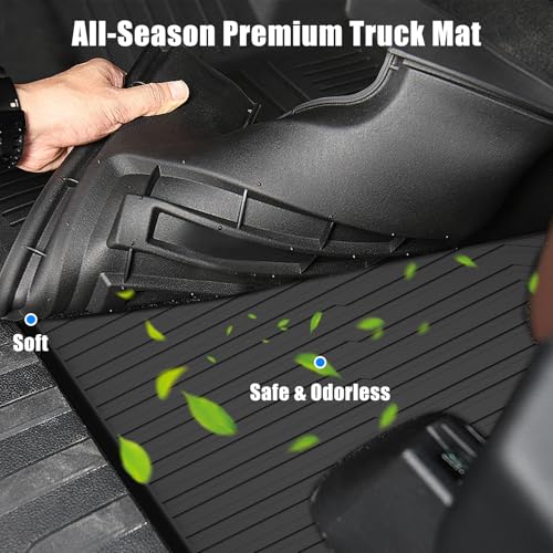 Trunk Mat Fit for Chevrolet Tahoe 2021-2024, MERXENG Car Trunk Protector All-Weather Rear Cargo Area Mat Protective Floor Mat for Tahoe 2021-2024 - size: for Tahoe 2021-2024