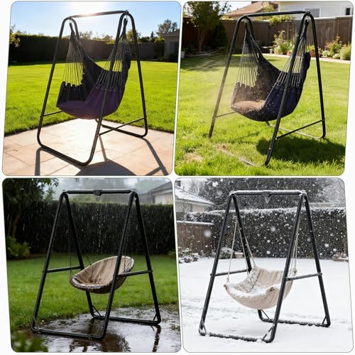 Kasla Hammock Chair Stand Cover, Waterproof Covers for Hanging Swing Chair Indoor Outdoor Patio Yard (60" L×50" W×69" H) - size: 60"L×50"W×69"H