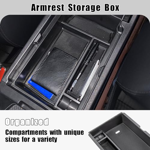 4PCS Center Console Organizer Compatible with 2023 2024 2025 2026 Honda CRV EX-L/Sport-L Hybrid Dashboard Tray and Armrest Storage Box Armrest Hidden Tray Interior Accessories - size: 4 Pcs Center Console Organizer