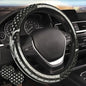 Black White American Flag Steering Wheel Cover - Retro USA Flag Steering Wheel Protector Neoprene 15Inch Car Accessories 2 Pcs Car Coasters for Women Men - color: Camouflage American Flag