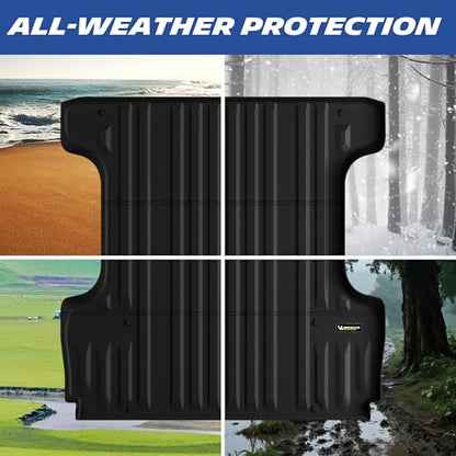 MICHELIN Truck Bed Mat for 2007-2021 Toyota Tundra 5.5 FT / 66.7" Only (Not Fit Drop-in Liners), All-Weather Truck Bed Liner, Custom Fit, Durable TPE, Non-Slip - size: 1) Tundra | 07-21 | 5.5 FT