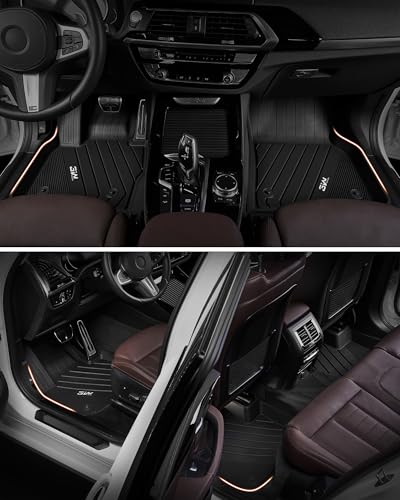 3W Floor Mats for Kia EV6 2024 2023 2022 Floor Liner Custom Fit All Weather TPE Car Mats Fit for KIA EV6 1st & 2nd Row,Black - size: 1.For Kia EV6 | 22-24 | 1st & 2nd Row