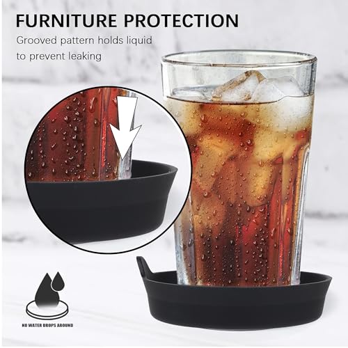 Car Cup Coaster Universal Non-Slip Cup Holders Bling Crystal Rhinestone Car Interior Accessories 4 Pack Black Flower - color: Black Flower, size: 4 Pack