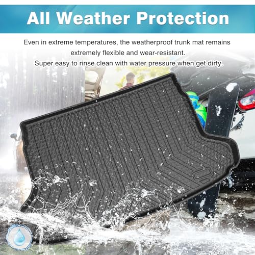 Mixsuper Cargo Liner for 2022-2025 Toyota GR86 / Subaru BRZ All Weather Cargo Mat Rear Trunk Liner Tray Black - size: Fit for GR86 / BRZ | 2022-2025