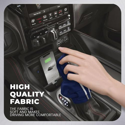 Gear Shift Hoodie, Gear Shift Cover, Fashionable Hoodie Automotive Gear Shift Knob Protector, Car Accessories Mini Sweater Gear Shift Knob Cover for Car Gear Shift Levers (Blue-2PCS) - color: Blue-2PCS