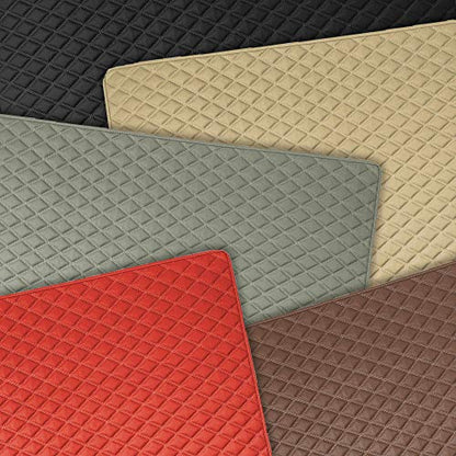 FH Group F16501GRAY-14 Deluxe Heavy Duty Faux Leather Diamond Pattern Multi-Purpose Gray Automotive Cargo Liner fits most Cars, SUVs, and Trucks, 14 inches - color: Gray, size: 40 x 14 Inches