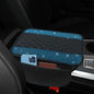 Bling Leather Car Center Console Cover, 12.2"×7.48" Crystal Rhinestone Automotive Arm Rest Cover with Side Pockets, Universal Vehicle Armrest Protector, Interior Car Accessories (Sky Blue) - color: Sky Blue