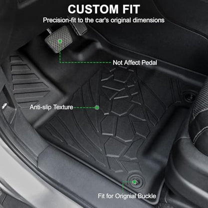 Floor Mats for 2017-2025 2026 Honda Ridgeline, TPE All Weather Durable Floor Liners for Honda Ridgeline Accessories - size: 2017-2026 | For Honda Ridgeline