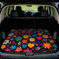 Car Trunk Mat - Universal Size 29" x 39", Floral Pattern Cargo Liner, Car Accessory for SUVs/Sedan/Wagons, Durable Protective Mat, Trunk Liner for Families/Travel Enthusiasts (flowers-10) - style: flowers-10