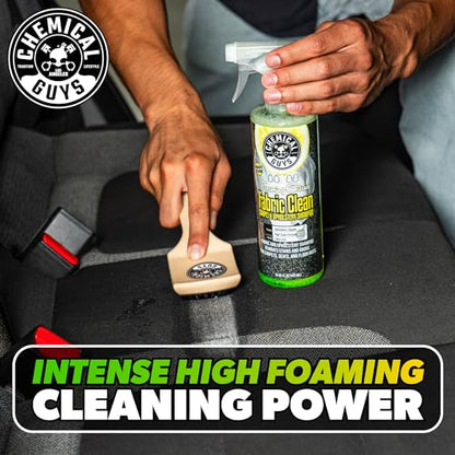 Chemical Guys Foaming Citrus Fabric Clean Carpet & Upholstery Cleaner - Car Carpet Cleaner Spray for Seats and Floor Mats, Removes Stains &Odors, Safe for Cars, Home and Office, 16 oz Citrus Scent - size: 16 oz