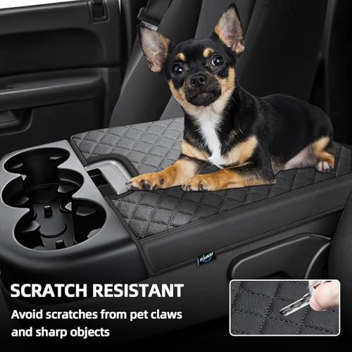 Center Console Cover Fit for Silverado Tahoe Sierra Yukon Suburban 2007-2013 Jump Seat Console, Car Armrest Seat Box Cover, Car Arm Rest Covering, Arm Rest Cushion Pad - size: 2007-2013 Silverado Sierra Jump Seat Console