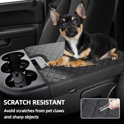 Center Console Cover Fit for Silverado Tahoe Sierra Yukon Suburban 2007-2013 Jump Seat Console, Car Armrest Seat Box Cover, Car Arm Rest Covering, Arm Rest Cushion Pad - size: 2007-2013 Silverado Sierra Jump Seat Console