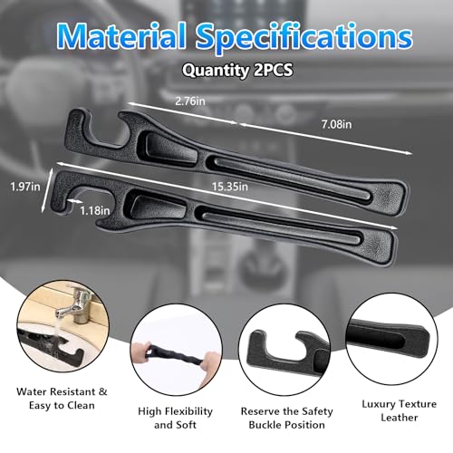 【Compatible with Honda Accord】 Seat Gap Filler,No Drop Seat Guard Compatible with Honda Accord,Drop Seat Guards for Cars(2Pcs),Emergency Keychain Car Escape Tool(2Pcs)