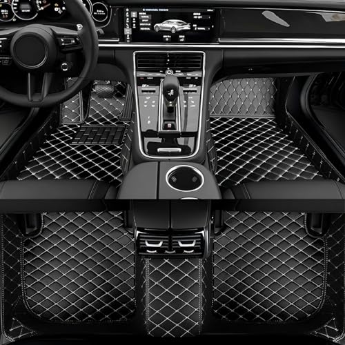 AerfineCar Mats Fit for BMW 1 2 3 4 5 6 7 8 Series X1 X2 X3 X4 X5 X6 X7 GT Waterproof car Floor mats Custom Full Coverage All Weather Protection Non-Slip Leather Floor Liners (Fashion Color 16) - color: Fashion Color 16