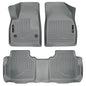 Husky Liners Weatherbeater Floor Mats | Fits 2019-2026 Chevrolet Blazer, 2017-2025 Cadillac XT5, 17-23 GMC Acadia | Front & 2nd Row, 3-pc Grey - 99142