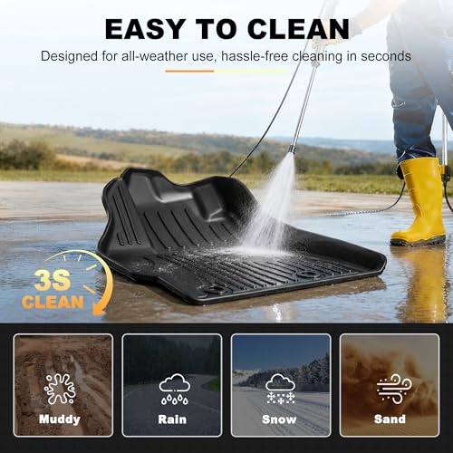 Automotive Floor Mats & Cargo Liners Compatible with 2014 2015 2016 2017 2018 2019 Toyota Corolla Floor Mats & Trunk Mat Set, All Weather TPE Floor Liners Cargo Mats (Not fit Hatchback Model). - style: 2014-2019 | For Toyota Corolla 1st & 2and Row & Cargo