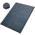 Front Door Mat,2'x3'Indoor Outdoor Door Mat,Heavy Duty Durable Welcome,Commercial Floor Mats Inside Outside Entrance, Waterproof All-Season, All-Weather Non Slip Backing Doormat for Entryway,Dark Gray