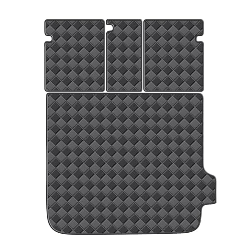 Cargo Mat & Backrest Mats for BMW X4 (G02) 2019-2025 Accessories, All Weather Waterproof Rear Cargo Liner Rear Trunk Liner Back Seat Cover Protector - size: BMW X4 (G02) 2019-2025