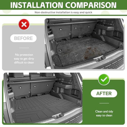 Trunk Mat for 2025 2026 Toyota 4Runner 5 Seats Gas, Rear Cargo Mat All Weather TPE Protector Trunk Liner Accessories(Not for Hybrid EV/i-Force MAX) - size: 5Seats-Trunk Mat