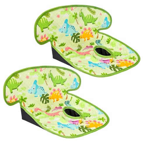 INFANZIA Dry Seat,Car Seat Protector Waterproof Carseat Liner Potty Training Toddlers, Baby and Infants, Piddle Pad for Carseats Strollers (Green, 2 Packs - color: Green, size: 2-Pack
