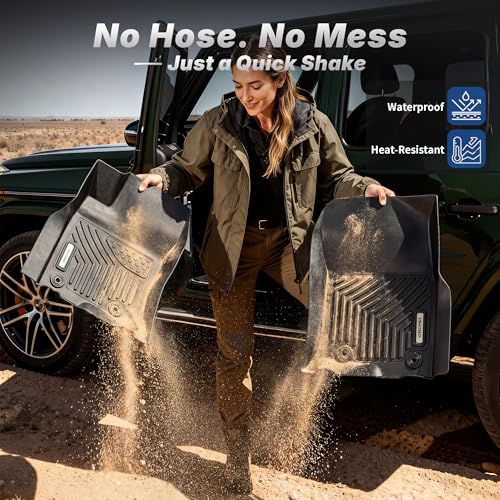 OEDRO Floor Mats Cargo Liner with 3rd Backrest Mats Fit for 2013-2024 Toyota 4Runner 7-Seater, Custom Fit TPE All Weather Floor Liners Trunk Mat for 4Runner Accessories, Car Mat Full Set, Black - style: 13-24 4Runner Full Set W/ Backrest Mat 7 Seats