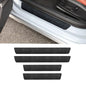 4PCS Car Door Sill Protector, Car Door Edge Guards, Carbon Fiber Wrap Film, Interior Decoration Anti-Scratch Threshold Strips Universal for Most Vehicles