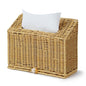Wicker Hand Towel Box Cover Compatible with Disposable Paper Hand Towels, Wicker Paper Towel Holders, Hand Towel Holder for Bathroom, Car, Tabletop, by YANGQIHOME