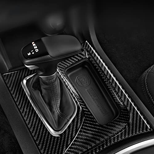 Car Gear Shift Panel Decals for Dodge Charger 2015 2016 2017 2018 2019 2020 2021 2022 2023 Accessories Carbon Fiber Interior Stickers - color: Gear Shift Panel-outer