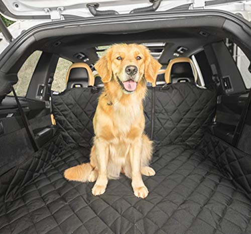 Plush Paws Products Convertible Cargo Liner | Diamond Stitching | Washable & Waterproof Dog Cargo Protection | Cover Car, Truck, & SUV | Nonslip, Tear Resistant Pet Cargo Cover | X-Large Black - color: Black, size: Extra Large