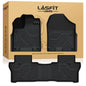 LASFIT Floor Mats for Honda Passport 2019-2025, All Weather TPE Custom Fit Car Floor Liner, 1st & 2nd Row, Black - style: 5）For Honda Passport | 2019-2025 | 1st & 2nd Row