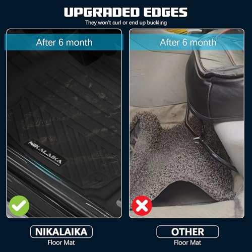 Floor mats & Trunk Mat & Backrest Mat Fit for 2025 2026 Chevy Equinox Fuel (Non EV)/GMC Terrain Cargo Mat All Weather TPE Protection Waterproof Floor Liners 2025 Equinox Accessories,Black - size: Full Set Mats for 2025 2026 Equinox