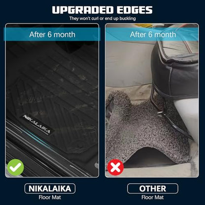 Floor mats & Trunk Mat & Backrest Mat Fit for 2025 2026 Chevy Equinox Fuel (Non EV)/GMC Terrain Cargo Mat All Weather TPE Protection Waterproof Floor Liners 2025 Equinox Accessories,Black - size: Full Set Mats for 2025 2026 Equinox