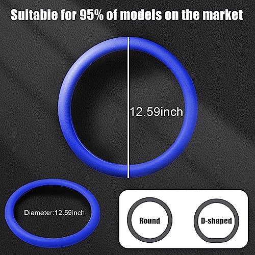 JDDRY Car Steering Wheel Cover,Silicone Steering Wheel Protector,Universal Fit Automotive Steering Wheel Cover, Steering Wheel Protective Cover(Royal Blue,1PC) - color: Royal Blue
