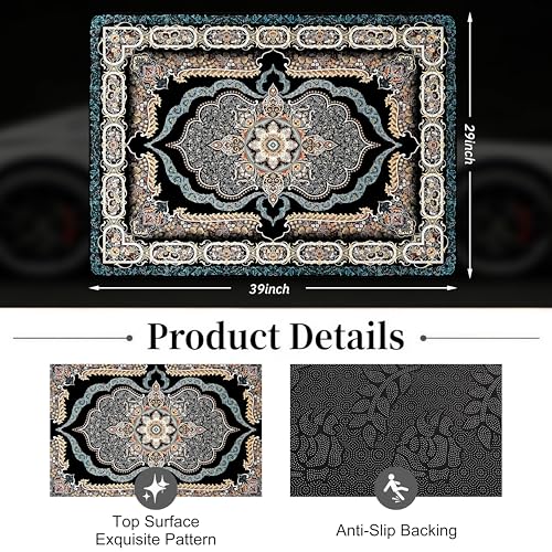 Car Trunk Mat - Universal Size 29" x 39", Bohemian Style Cargo Liner, Car Accessory for SUVs/Sedan/Wagons, Durable Protective Mat, Trunk Liner for Families/Travel Enthusiasts - style: Bohemian style-6