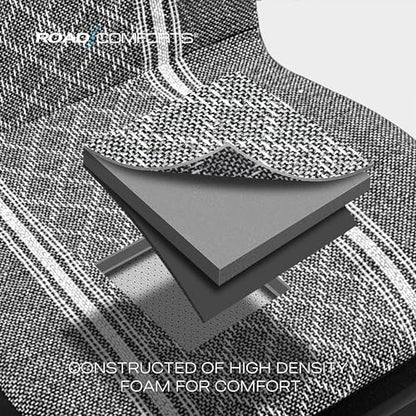 Road Comforts Baja Blanket Seat Covers Gray Diamond High Back Bucket Seat Covers - Jacquard Fabric, Airbag Compatible, Universal Fit for Cars, Trucks, SUVs, and Vans - color: High Back Gray