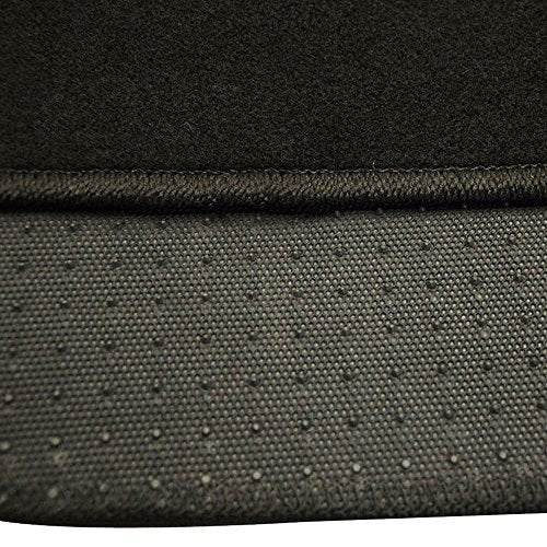Floor Mats Compatible with 2011-2015 Ford Focus, Nylon Black Front Rear Carpet by IKON MOTORSPORTS, 2012 2013 2014