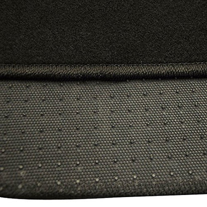 Floor Mats Compatible with 2011-2015 Ford Focus, Nylon Black Front Rear Carpet by IKON MOTORSPORTS, 2012 2013 2014