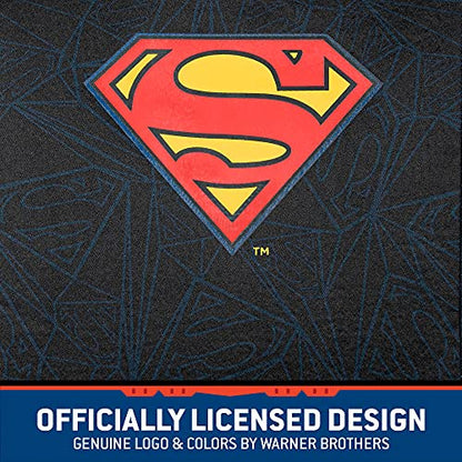 Warner Bros DC Comics Superman Universal Fit Seat Covers Car Accessories - with Removable Head Cover & Matching Seat Belt Pads, Side Airbag Compatible Easy Install for Car Truck Van SUV - size: 2 Front, style: Superman