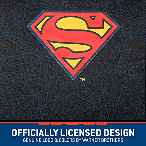 Warner Bros DC Comics Superman Universal Fit Seat Covers Car Accessories - with Removable Head Cover & Matching Seat Belt Pads, Side Airbag Compatible Easy Install for Car Truck Van SUV - size: 2 Front, style: Superman