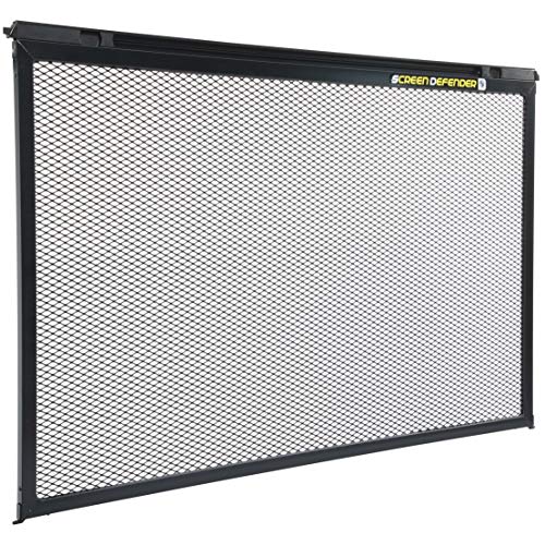 Lippert Components 859794 Screen Defender RV Entry Door Aluminum Screen Protector, 30-inch, Black - size: 30-inch Door (26.5\" Screen Kit)