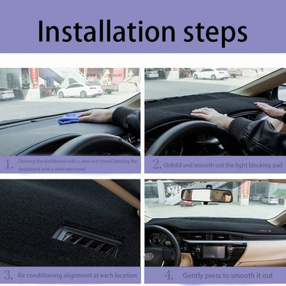Dash Cover for Volkswagen VW Touran MK2 2016 2017 2018 2019 2020 Dashboard Cover Mat, Sunshade Non-Slip Center Console Sunshield Protector Mat Pad - size: Volkswagen VW Touran MK2 2016-2020