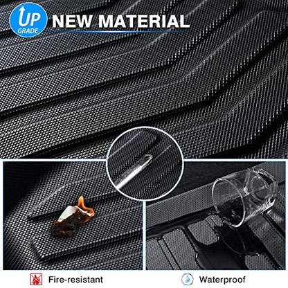 KUST All Weather Floor Mats for Honda Fit 2015 2016 2017 2018 2019 2020 Custom Fit Floor Liner 1st & 2nd Row Liners Black Non-Slip - style: For │ Fit 2015-2020 │ Floor Mats