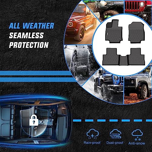 Nilight TPE Floor Mats for Toyota RAV4 2019 2020 2021 2022 2023 2024 2025 2026 All Weather Custom Fit Heavy Duty Floor Liners - color: 2019-2025 Toyota RAV4