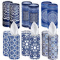Outus 12 Pcs Mandala Car Tissues Cylinder Holder with 3 Ply Facial Tissue Bulk Round Tissue Holder Travel Tissues Boxes Container for Car Cup Wedding Birthday Party - style: Mandala