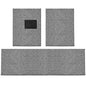 FH Group Car Floor Mats - DIY Ultra Waterproof Trimmable Non-Slip Vinyl Floor Mats, Solid Gray
