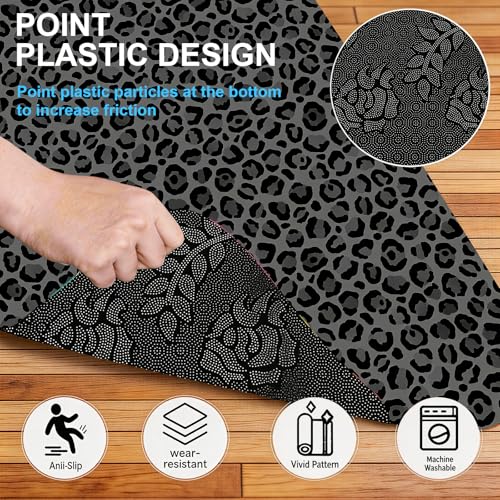 Automotive Floor Mats 5 Pcs, Universal Car Floor Mats, Leopard Print Cargo Liner, Car Accessory for SUVs/Sedan/Wagons, Durable Protective Mat, Trunk Liner for Families/Travel Enthusiasts - style: Bundle 9