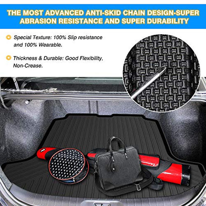 Powerty Trunk Mat for 2019-2025 2026 Nissan Altima Sedan Accessories Cargo Mats TPO All Weather Cargo Liner Heavy-Duty Trunk Liners - size: Cargo Mat｜For｜19-26｜Nissan Altima Sedan