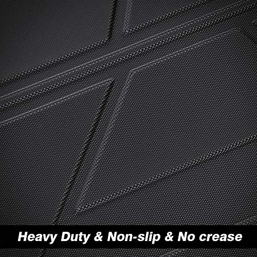 KUST Trunk Cargo Mat for 2011-2023 Dodge Charger & Chrysler 300, TPE Rubber Cargo Liner Rear Trunk Accessories All Weather Protection Raised Edge - style: Charger 2011-2023 │ Trunk Mat